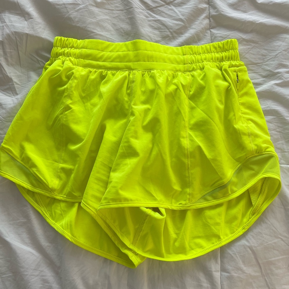 Lululemon Neon Yellow Hotty Hots